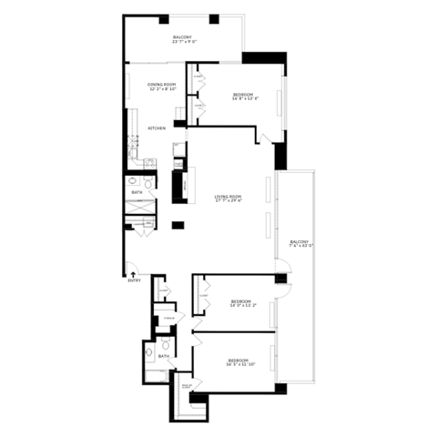 3-bedroom 2-bath in National Landing!